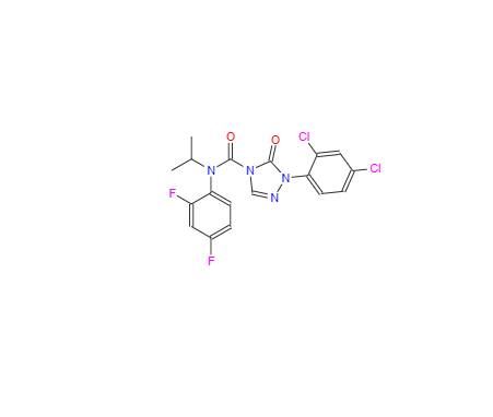 CAS：212201-70-2,1-(2,4-二氯苯基)-N-(2,4-二氟苯基)-1,5-二氢-N-异丙基-5-氧代-4H-1,2,4-三氮唑-4-甲酰胺
