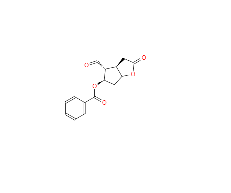 CAS：39746-01-5,[3aR(3aα,4α,5β,6aα)]-(-)-5-(苯甲酰氧基)六氢-2-氧代-2H-环戊并[b]呋喃-4-甲醛