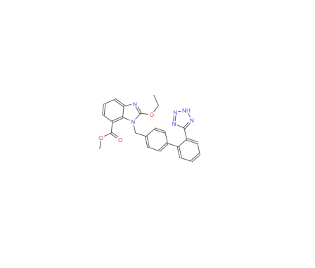 CAS：139481-69-9,2-乙氧基-1-[[(2'-(1H-四唑-5-基)联苯-4-基)甲基]苯并咪唑]-7-甲酸甲酯