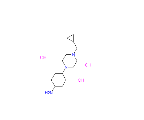 CAS：882660-42-6,反式：4-[4-(环丙基甲基)-1-哌嗪基]-环己胺三盐酸盐