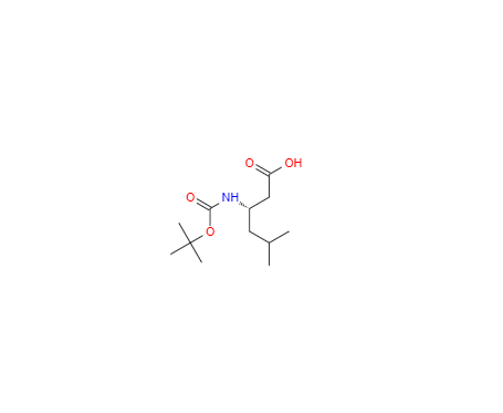 CAS：132549-43-0,(S)-3-((叔丁氧基羰基)氨基)-5-甲基己酸