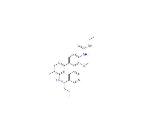 CAS：917111-44-5,N-乙基-N'-[2-甲氧基-4-[5-甲基-4-[[(1S)-1-(3-吡啶基)丁基]氨基]-2-嘧啶基]苯基]脲