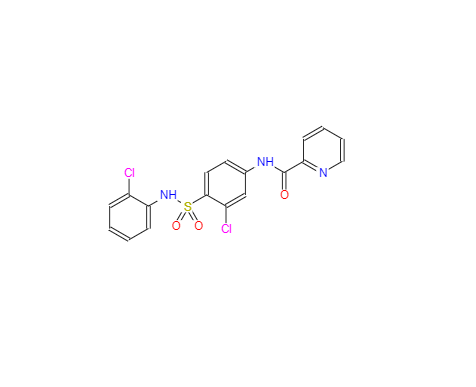 CAS：1246086-78-1,N-[3-氯-4-[[(2-氯苯基)氨基]磺酰基]苯基]-2-吡啶甲酰胺