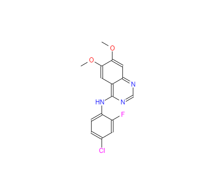 CAS：690206-97-4,N-(4-氯-2-氟苯基)-6,7-二甲氧基-4-喹唑啉胺