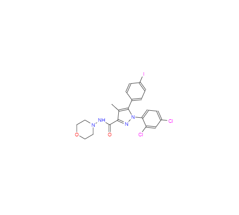 CAS：202463-68-1,1-(2,4-二氯苯基)-5-(4-碘苯基)-4-甲基-N-吗啉-1H-吡唑-3-甲酰胺