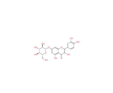 CAS：491-50-9,槲皮素-7-O-葡萄糖苷；槲皮素-7-O-β-D-葡萄糖苷