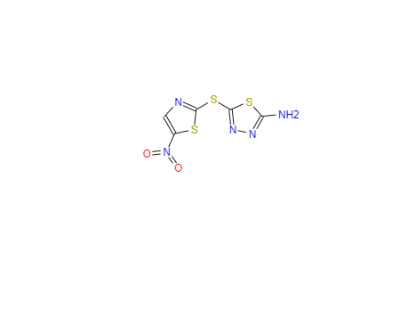CAS：40045-50-9，2-氨基-5-[(5-硝基-2-噻唑基)硫代]-1，3，4-噻二唑