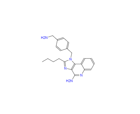 CAS：1258457-59-8，1H-Imidazo[4,5-c]quinolin-4-amine, 1-[[4-(aminomethyl)phenyl]methyl]-2-butyl- HCL