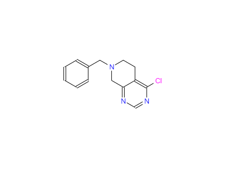 CAS：192869-80-0，4-Chloro-5,6,7,8-tetrahydro-7-(phenylmethyl)pyrido[3,4-d]pyrimidine