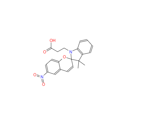 CAS：55779-26-5，1-(beta-羧基乙基)-3,3-二甲基-6'-硝基螺(吲哚啉- 2,2'-2H-苯并吡喃)