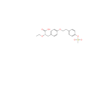 CAS：251565-85-2，(S)-2-乙氧基-3-{4-[2-(4-甲磺酰基苯基)-乙氧基-苯基]-丙酸