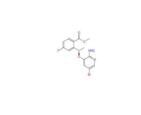 CAS：1454848-00-0，甲基(R)-2-(1-((2-氨基-5-溴吡啶-3-氧乙基)-4-氟苯甲酸