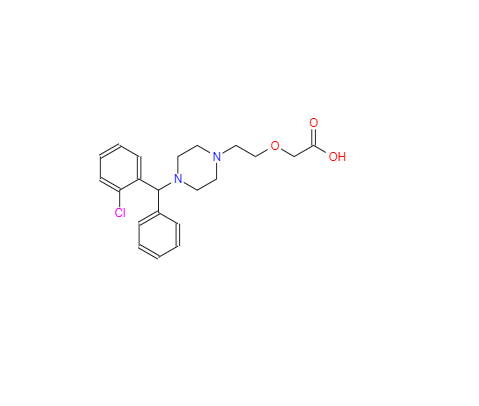 CAS：83881-59-8，(+-)-2-[2-[4-[（2-氯苯基）苯甲基]--1-哌嗪基]乙氧基]乙酸