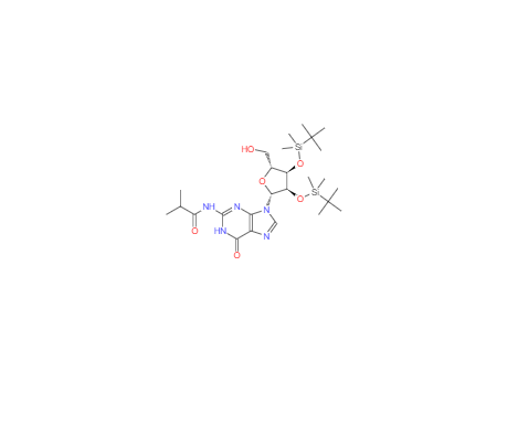CAS：79974-70-2，N2-iBu-2’,3’-bis-O-TBDMS guanosine