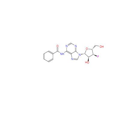 CAS：129054-67-7，N6-Benzoyl-3’-deoxy-3’-fluoroadenosine