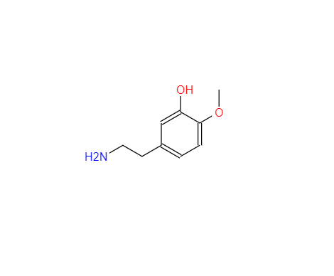 CAS：3213-30-7，3-羟基-4-甲氧基苯乙胺