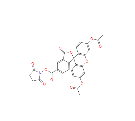 CAS：150347-59-4，5(6)-羧基二乙酸荧光素琥珀酰亚胺酯