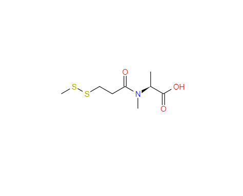 CAS：138148-62-6，N-甲基-N-[3-(甲基二硫基)-1-氧代丙基]-L-丙氨酸