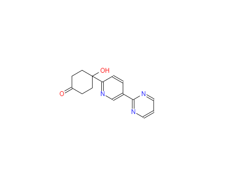 CAS：857651-06-0，4-羟基-4-[5-(2-嘧啶基)-2-吡啶基]环己酮