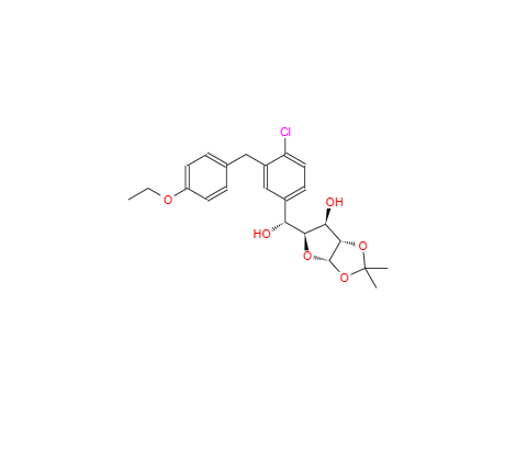 CAS：1103738-34-6，(5R)-5-C-[4-Chloro-3-(4-ethoxybenzyl)phenyl]-1,2-O-isopropylidene-α-L-xylofuranose