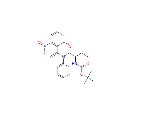 CAS：936025-29-5，(R)-1-(2-氟-6-硝基-N-苯基苯甲酰胺基)-1-氧代丁-2-基氨基甲酸叔丁酯
