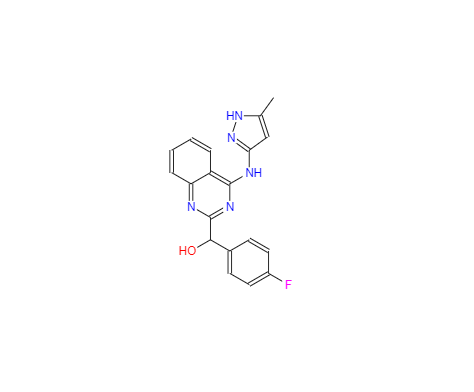 CAS：1241914-87-3，(4-fluorophenyl)(4-((5-Methyl-1H-pyrazol-3-yl)aMino)quinazolin-2-yl)Methanol