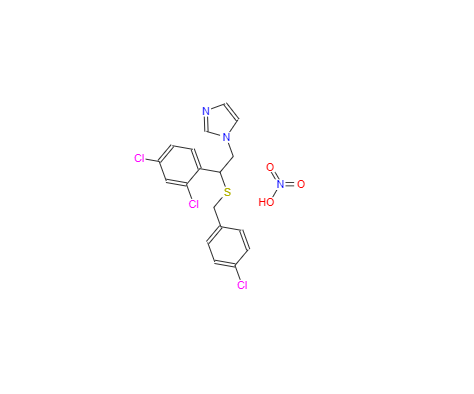 CAS：82382-23-8，1-(2-((4-氯苄基)硫代)-2-(2,4-二氯苯基)乙基)-1H-咪唑硝酸盐