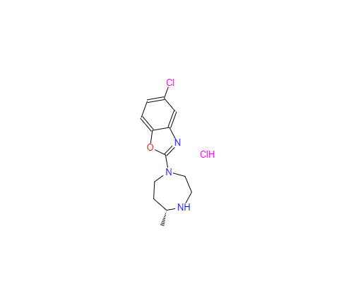 CAS：1266664-66-7，5-氯-2-((R)-5-甲基-[1,4]二氮杂环庚-1-基)苯并恶唑盐酸盐