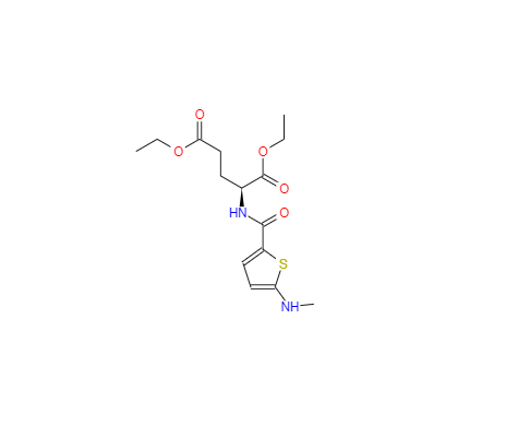 CAS：112889-02-8，(S)-2-(5-(甲基氨基)噻吩-2-甲酰氨基)戊二酸二乙酯