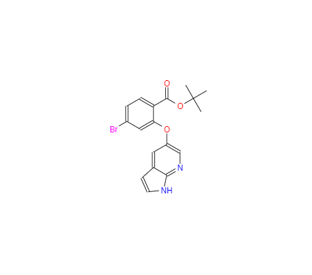 CAS：1628047-84-6，2-[(1H-吡咯并[2,3-B]吡啶-5-基)氧基]-4-溴苯甲酸叔丁酯