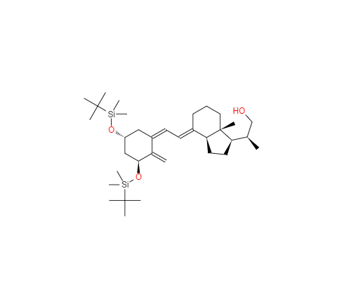 CAS：128387-35-9，(1Α,3Β,5E,7E)-20-羟甲基-9,10-开环胆甾-1,3,-双叔丁基二甲基硅氧基-5,7,10(19)-三烯