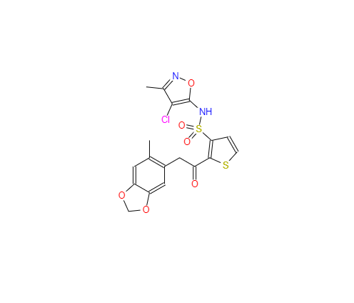 CAS：184036-34-8，N- (4- chloro- 3- methyl- oxazol- 5- yl)- 2- [2- (6- methylbenzo[1,3]dioxol- 5- yl)a
