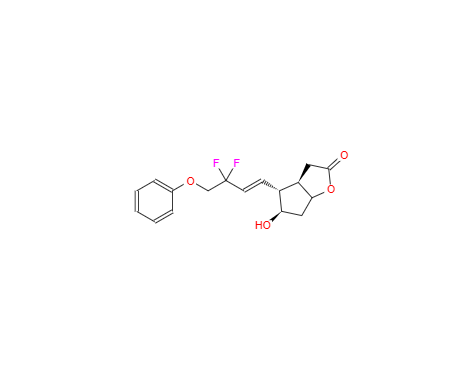 CAS：209861-01-8，(3aR,4R,5R,6aS)-4-[(1E)-3,3-二氟-4-苯氧基-1-丁烯基]六氢-5-羟基-2H-环戊二烯并[b]呋喃-2-酮