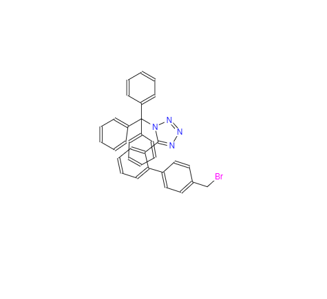 CAS：124750-51-2，N-(三苯基甲基)-5-(4'-溴甲基联苯-2-基)四氮唑