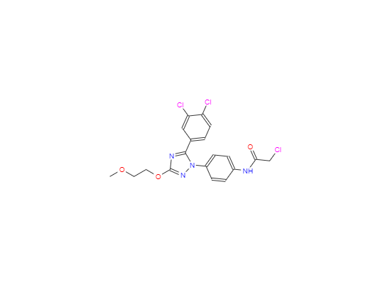 CAS：1047953-91-2，2-氯-N-[4-[5-(3,4-二氯苯基)-3-(2-甲氧基乙氧基)-1H-1,2,4-三唑-1-基]苯基]乙酰胺