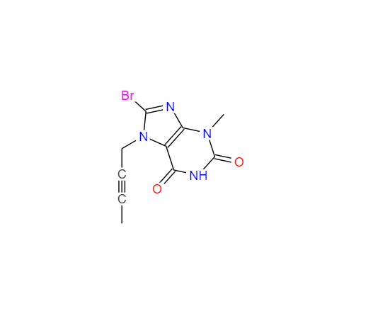 CAS：666816-98-4，8-溴-7-(2-丁炔基)-3,7-二氢-3-甲基-1H-嘌呤-2,6-二酮