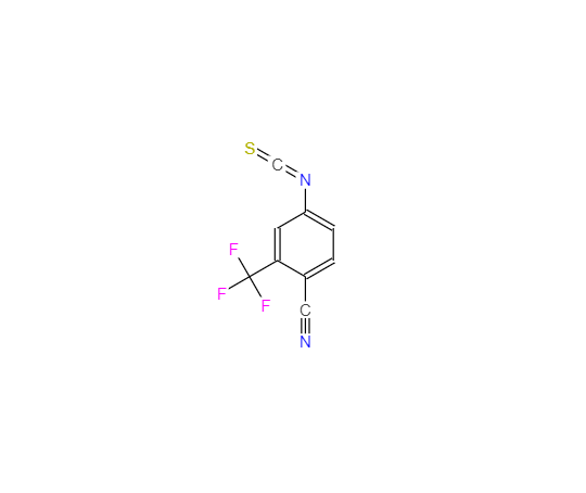 CAS： 143782-23-4，4-异硫代氰酰基-2-(三氟甲基)苯甲腈