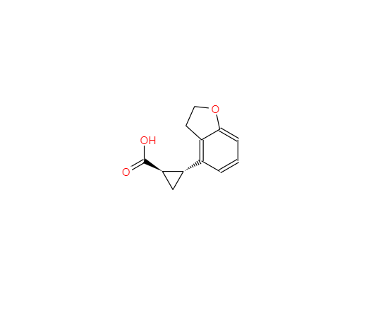 CAS：452324-76-4，(1R,2R)-2-(2,3-dihydro-1-benzofuran-4-yl)cyclopropanecarboxylic acid