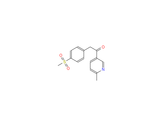 CAS：221615-75-4，2-(4-甲磺酰基苯基)-1-(6-甲基吡啶-3-基)-乙酮