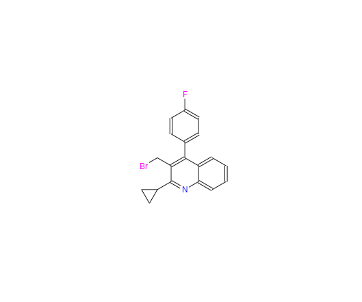 CAS：154057-56-4，2-环丙基-4-(4-氟苯基)-3-溴甲基喹啉