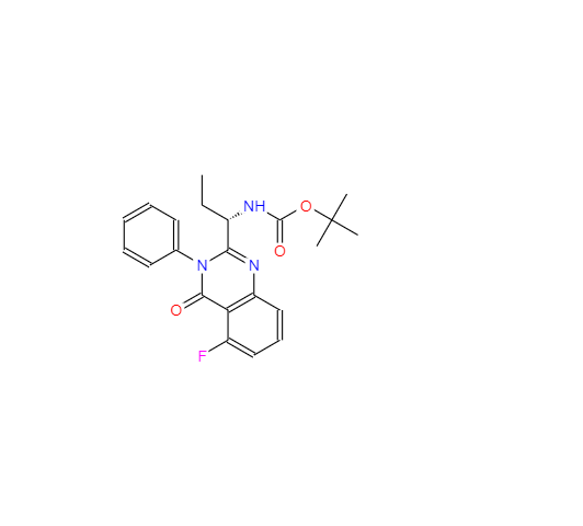 CAS：870281-85-9，(S)-叔丁基(1-(5-氟-4-氧代-3-苯基-3,4-二氢喹唑啉-2-基)丙基)氨基甲酸酯