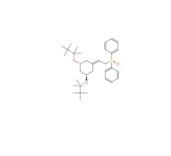 CAS：139356-39-1，2-[(3R,5R)-3,5-二[[(叔丁基)二甲基硅烷基]氧基]环己基亚基]乙基]二苯基氧膦