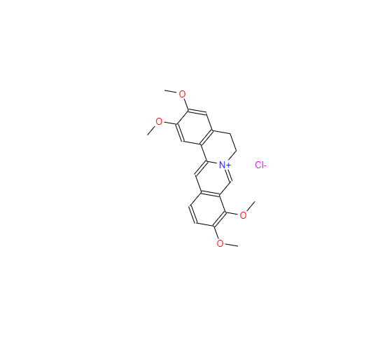 CAS：10605-02-4，盐酸巴马汀