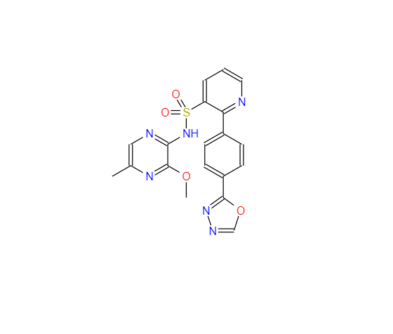 CAS：186497-07-4，N-(3-methoxy-5-methyl-2-pyrazinyl)-2-[4-(1,3,4-oxadiazol-2-yl)phenyl]-3-pyridinesulf