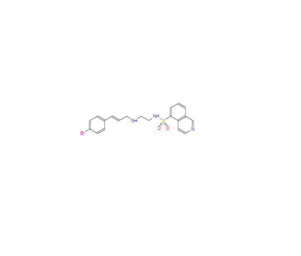 CAS：127243-85-0，N-[2-[P-溴苯丙烯盐基氨基]乙基]-5-异喹啉磺酰胺