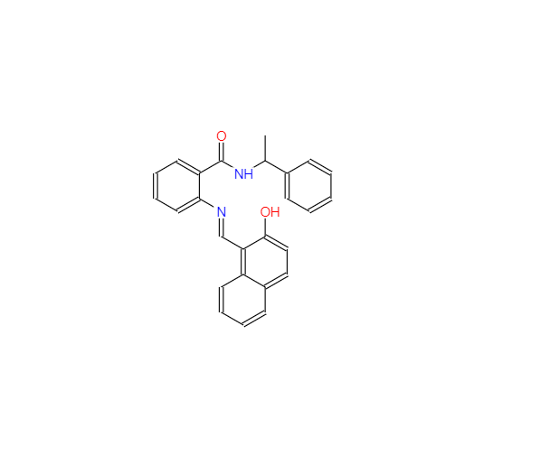 CAS：410536-97-9，2-[[(2-羟基-1-萘基)亚甲基]氨基]-N-(1-苯基乙基)苯甲酰胺