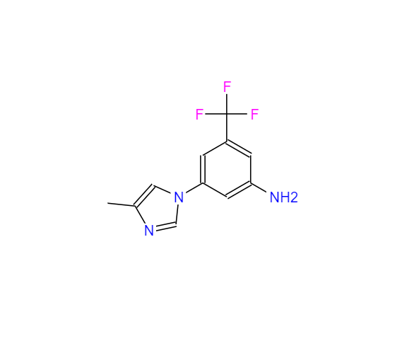 CAS：641571-11-1，3-(4-甲基-1H-咪唑-1-基)-5-(三氟甲基)苯胺