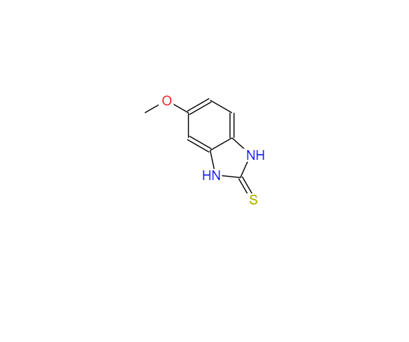 CAS：37052-78-1，2-巯基-5-甲氧基苯并咪唑