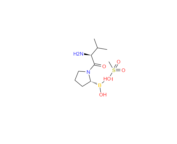 CAS：150080-09-4，((R)-1-((S)-2-氨基-3-甲基丁酰基)吡咯烷-2-基)硼酸 甲磺酸盐