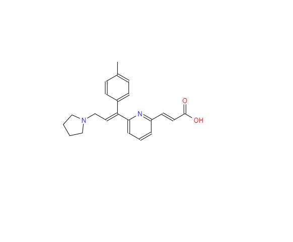 CAS：87848-99-5，(E)-3-(6-((E)-3-(吡咯烷-1-基)-1-(对甲苯基)丙-1-烯-1-基)吡啶-2-基)丙烯酸